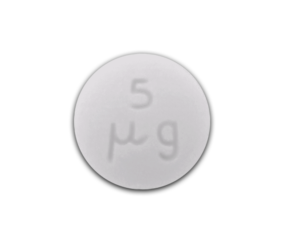 5 mcg Tablets
